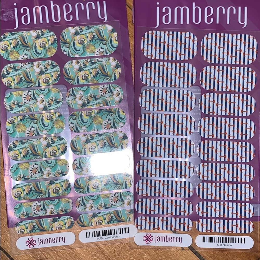 Jamberry 2 full sheets never used